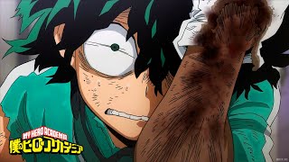Midoriya Withstands Bakugo's Strongest Attack And Completely Demolishes The Training Building