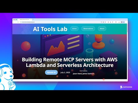 Building Serverless Remote MCP servers with AWS Lambda - YouTube