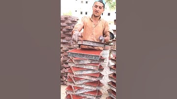 Beautiful Red Cement Tiles #shorts#tiles #ytshorts #diy