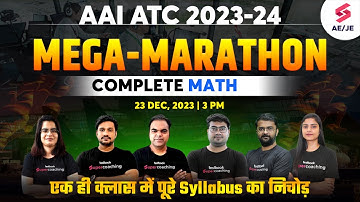 AAI ATC Math Marathon 2023 | Complete Math for AAI ATC | AAI ATC Math Playlist By Atul Sir