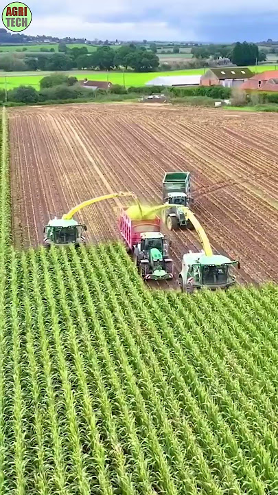How American Farmers Use AgricultureTechnology to Plant and Harvest Corn.