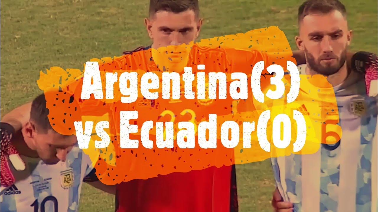 Argentina Vs Ecuador Copa America match 4th July 2021 YouTube