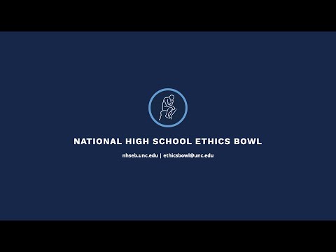 What is the National High School Ethics Bowl?