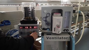 Mobile Anesthesia With Ventilator YSAV600M Testing Video