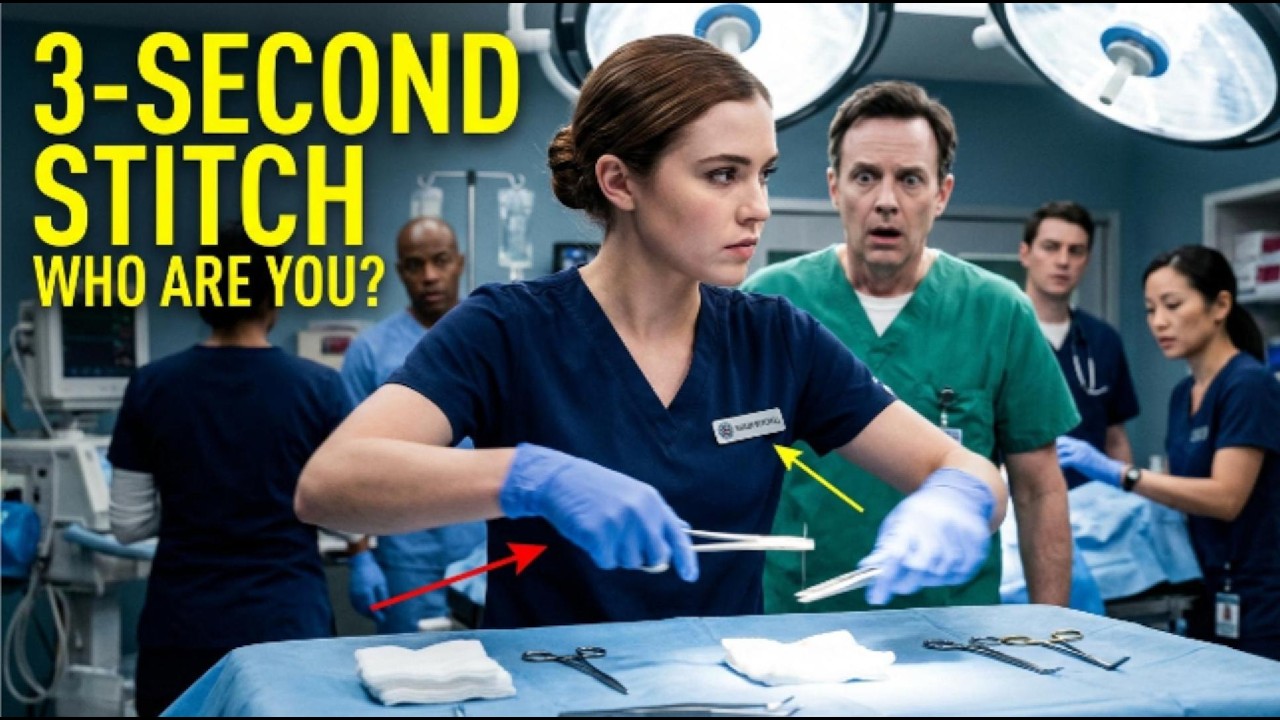 Nurse Stitched the Artery in 3 Seconds… The Chief Surgeon Turned Pale and Whispered: 