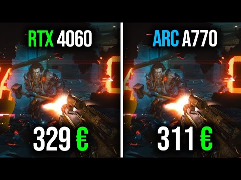 RTX 4060 vs ARC A770 - Test in 7 Games