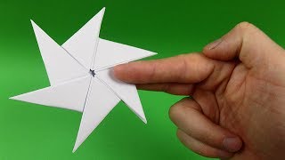 วิธีที่จะทำให้เป็นกระดาษเป็นนินจาแฝดวงดาว Shuriken-Origami Shuriken