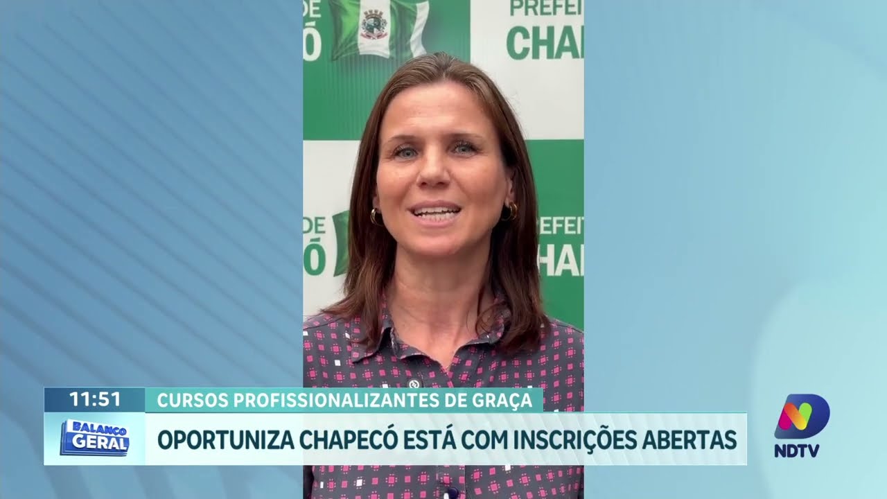 Cursos gratuitos em Chapecó ampliam chances no mercado de trabalho
