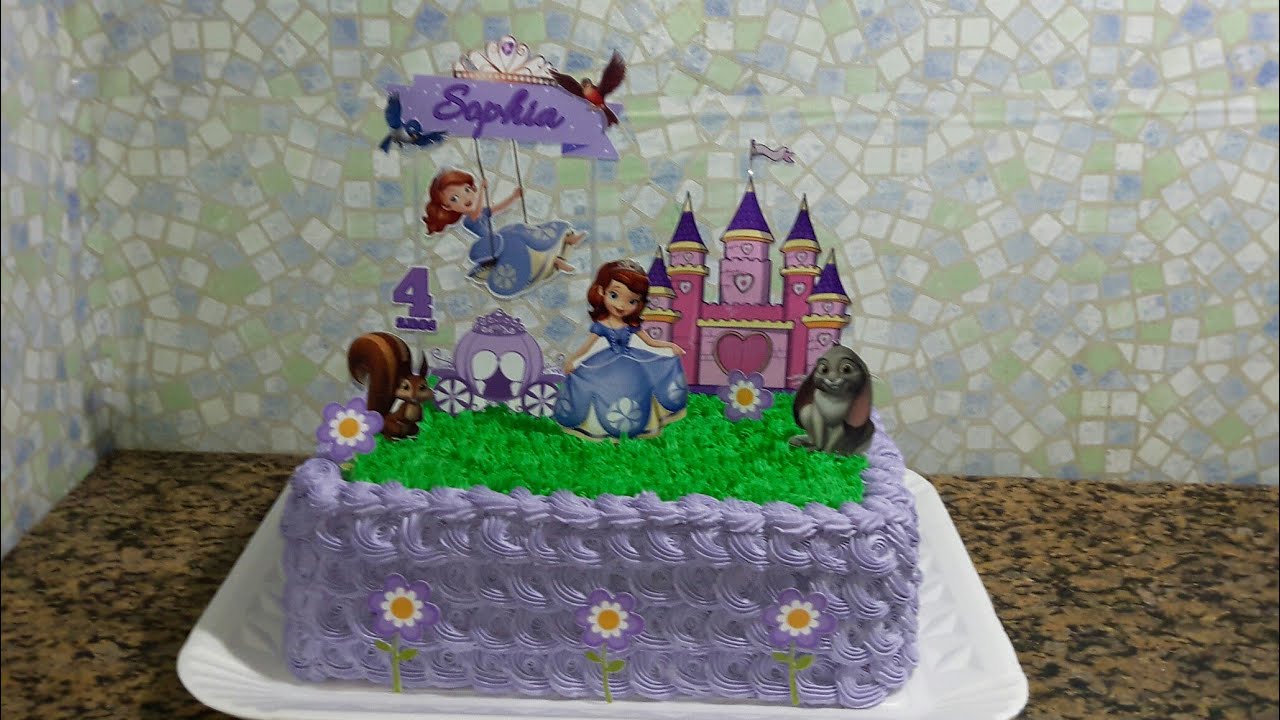 Bolo Decorado – Princesinha Sofia / Princess Sofia