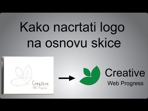 Kako nacrtati logo na osnovu skice u Adobe Illustrator CS6 (crteza na papiru)