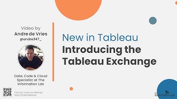 Introducing the Tableau Exchange