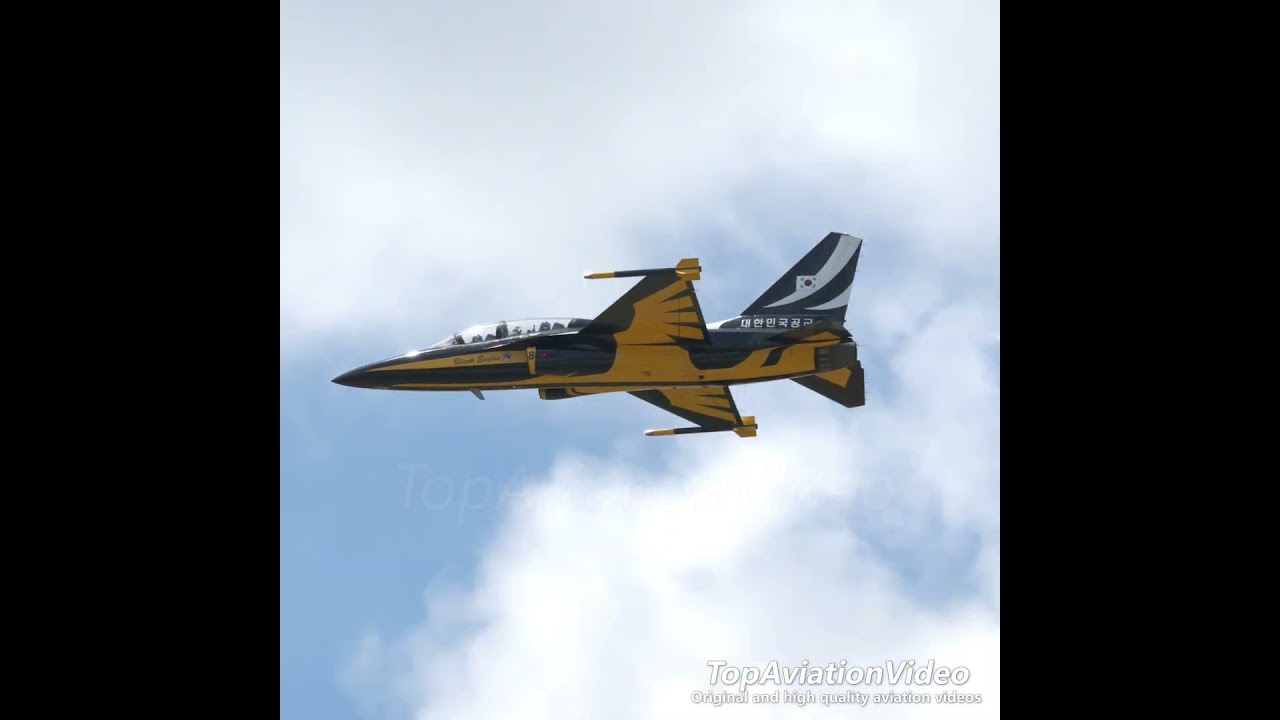 RoKAF Black Eagles aerobatic team at LIMA23 