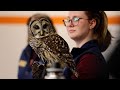 Feathered friends visit ornithology class