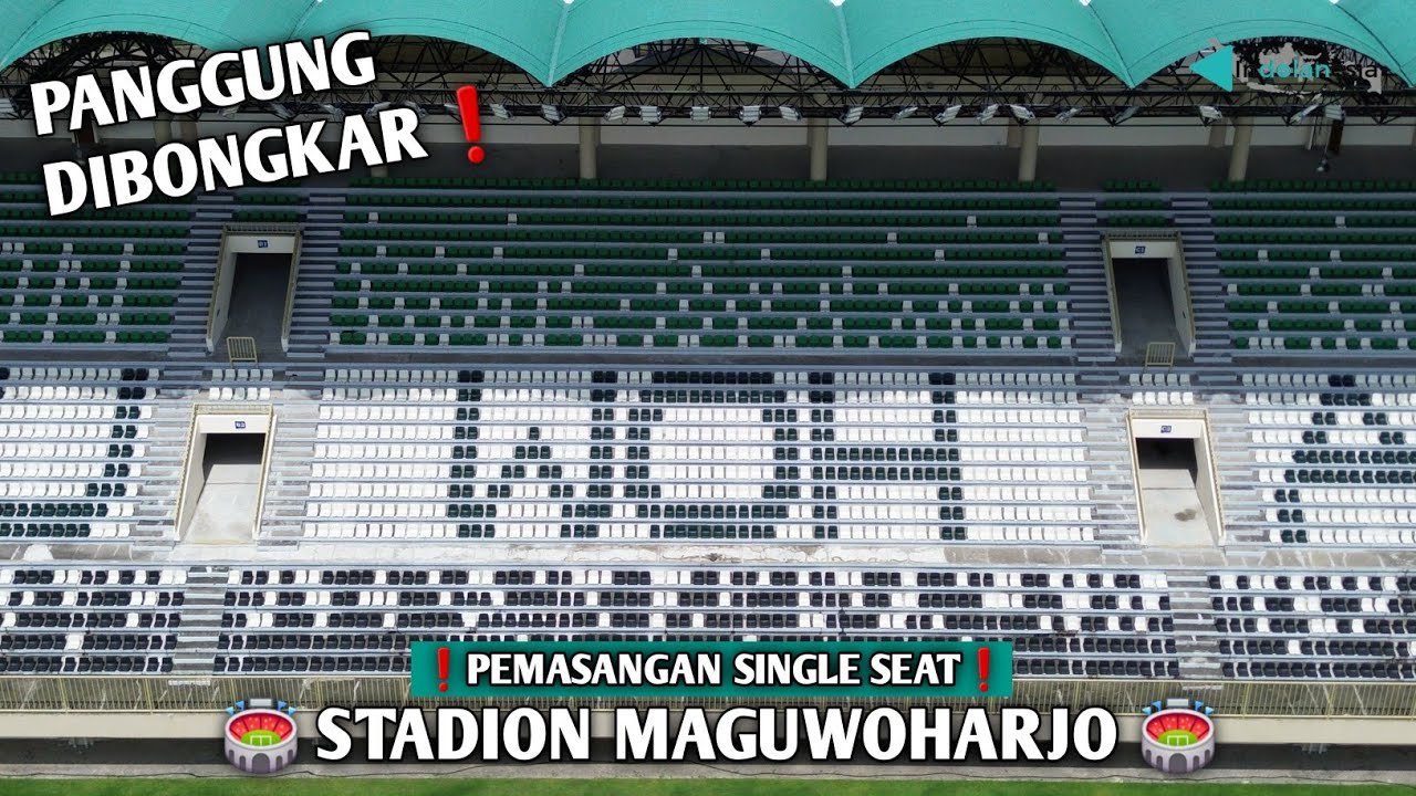 UPDATE❗️KONDISI TERBARU TRIBUN TIMUR STADION MAGUWOHARJO || KURSI DIPASANG, KAPASITAS BERTAMBAH