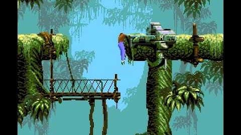 Flashback (1992 Delphine) - PC/DOS gameplay