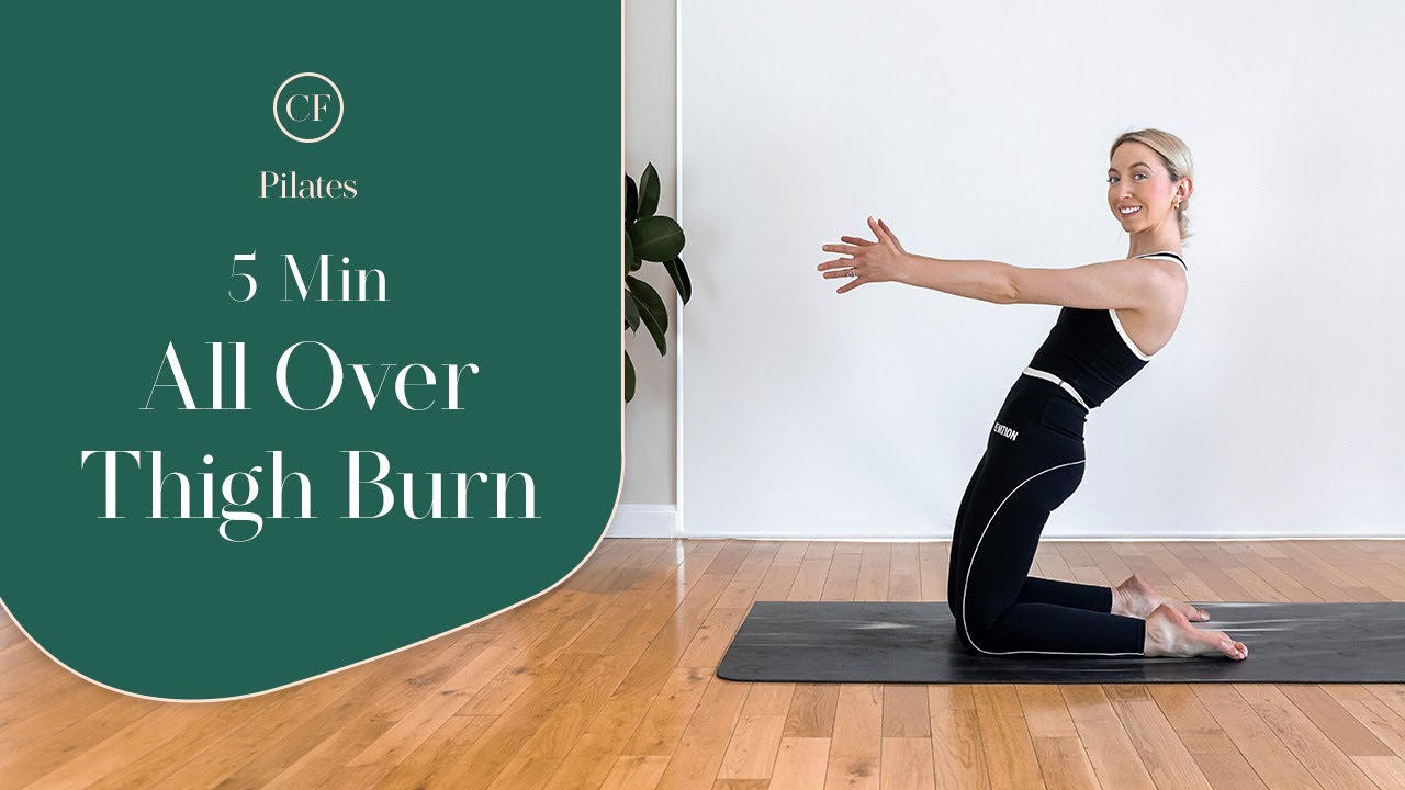 5 Minute All Over Thigh Workout | Strengthen Your Quads, Hamstrings ...