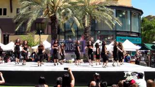 Los Gatos HS DanceTeam- Santana Row Performance May 1st, 2011