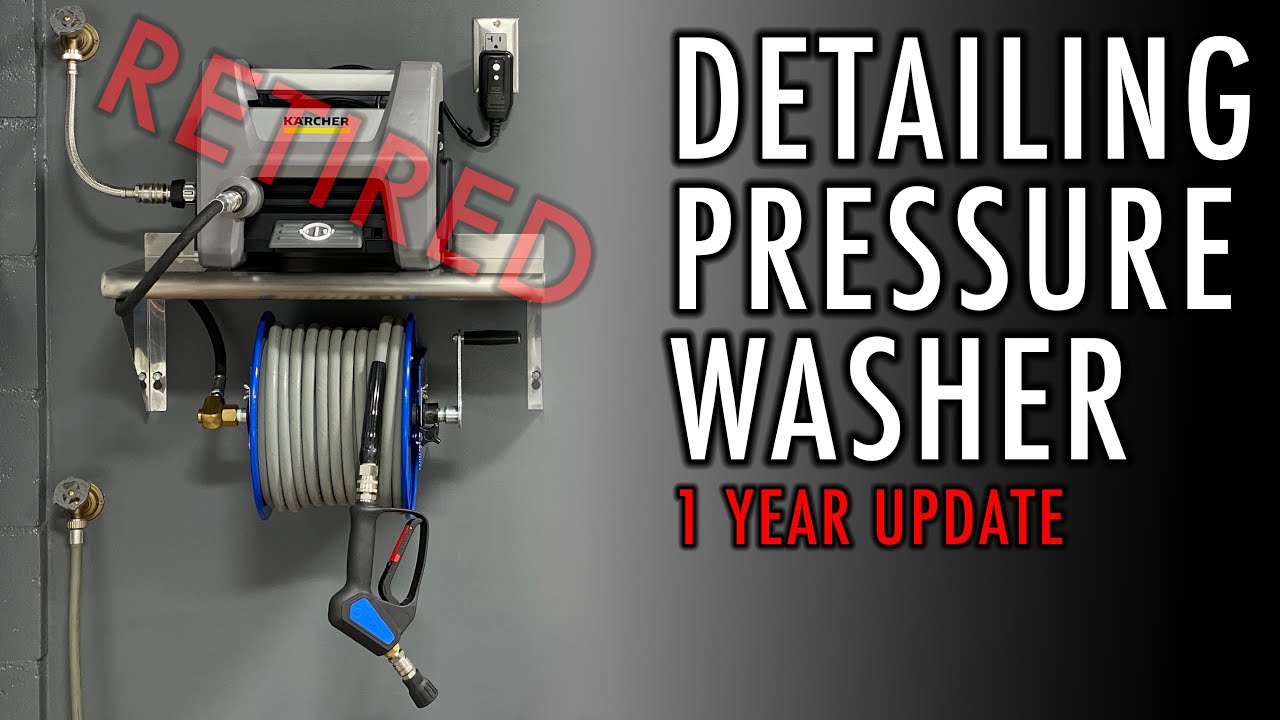 WALL MOUNTED PRESSURE WASHER. TIME FOR SOMETHING NEW