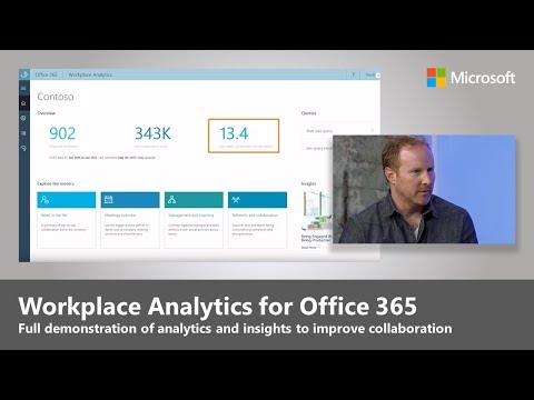 An introduction to Workplace Analytics for Office 365