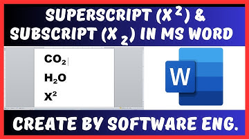 How To Use Superscript and Subscript Option in Microsoft Word in Hindi