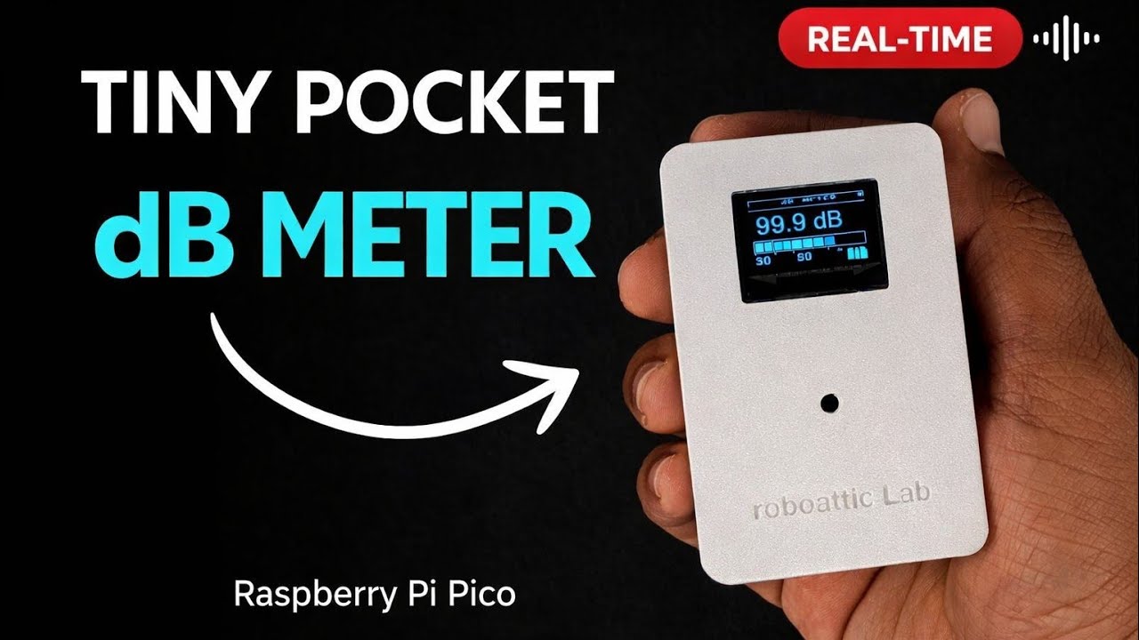 Raspberry Pi Pico Decibel Meter Using INMP441 (I2S Mic)