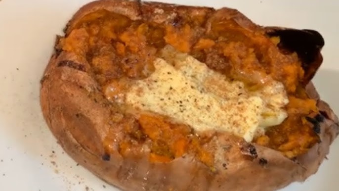 The Best and Quickest Baked Sweet Potatoes - Live Simply