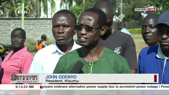 Kisumu residents share opinions during public participation on Gachagua Impeachment Process