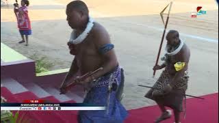 Arrival of His Majesty King Mswati III at the Shiselweni umhlanga ceremony