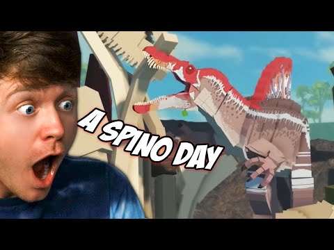 Reacting to A SPINO DAY! (Jurassic Blocky Short Film)