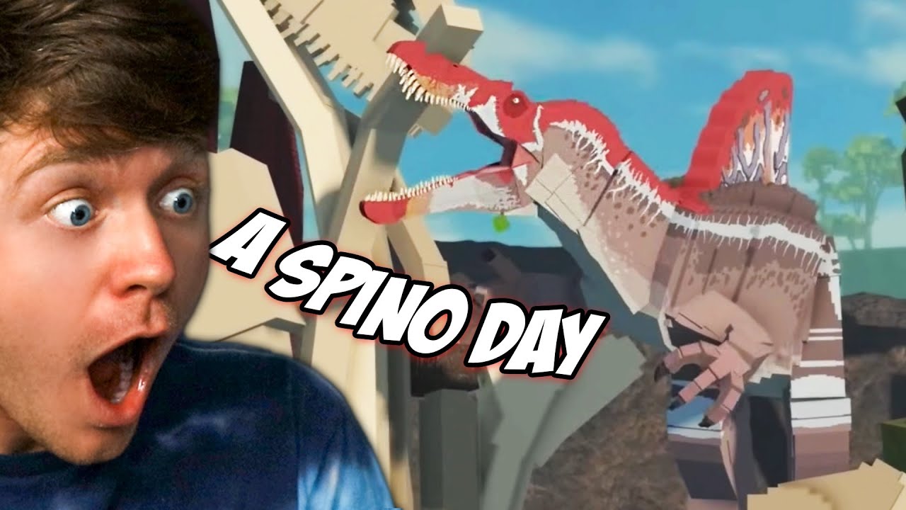 Reacting to A SPINO DAY! (Jurassic Blocky Short Film)