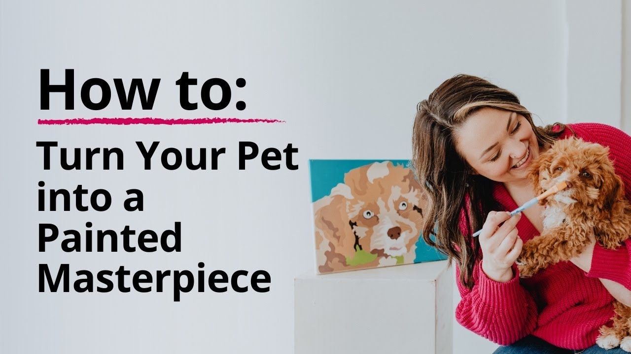 DIY Your Pet Photo into a Paint-By-Number Masterpiece!