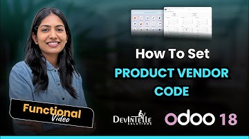 How To Set Product Vendor Code In Odoo