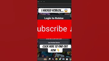 HOW To Hack Any Roblox Account 🤯 #roblox #shorts #hacks