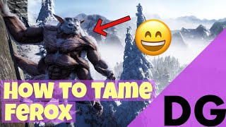 Ark Genesis How To Tame A Ferox Solo (Guide)