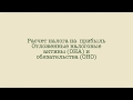 Расчет налога на прибыль: налоговые активы и обязательства, Часть 1