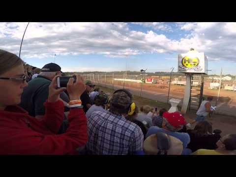 Proctor Speedway 2015 - celebrity Bus Race