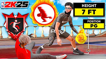 I Made a 7 FOOT POINT GUARD and BROKE NBA 2K25