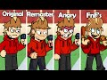 Tord Original Vs Remastered Vs Angry Tord Vs FnF&#39;s style - Friday Night Funkin&#39;