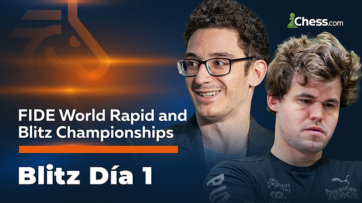 1er Día del Campeonato del Mundo de ajedrez Blitz con Pepe y Miguelito