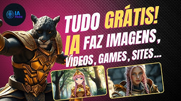 ESSA IA FAZ TUDO GRÁTIS: vídeos, imagens, sites, games,… 😱