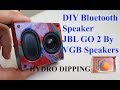 DIY Bluetooth Speaker JBL GO2 by VGB Speakers (Hydro Dipping)