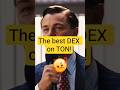 The best DEX on TON! Why is STON.fi the top DEX on TON? #crypto #blockchain #cryptocurrency