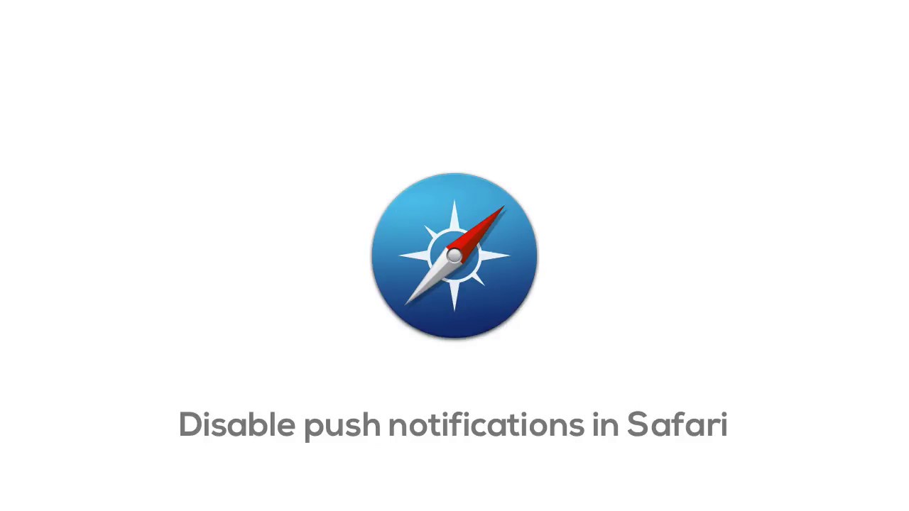 safari disable push notifications