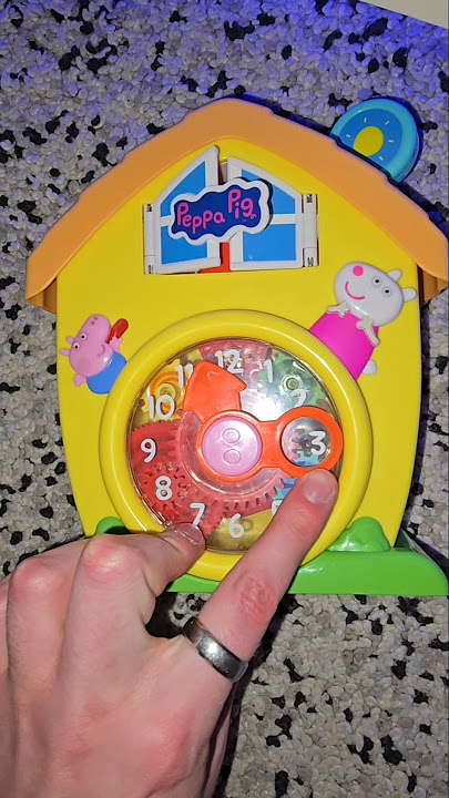 PEPPA PIG CUCKOO CLOCK (1 MINUTE ASMR) NO MUSIC #PEPPAPIG #SHORTS #ASMR