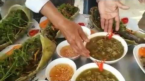 Nấu món canh cà đắng với da bò | Món ngon tây nguyên - Đi Dạo Tây Nguyên