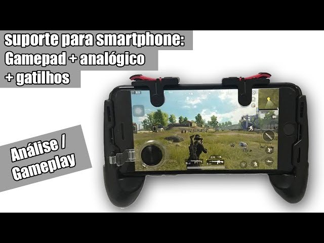 Game Pad W11 Controle com Gatilho L1r1 Analógico Para Celular Jogo