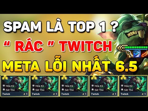 "RÁC " TWITCH CARRY ? LEO RANK CỰC NHANH VỚI ĐỘI HÌNH DỄ CHƠI DỄ TRÚNG THƯỞNG AUTO LỌT TOP ĐTCL 6.5