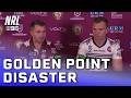 Foran reacts to the defensive tug of war that led to golden point: NRL Presser | NRL on Nine