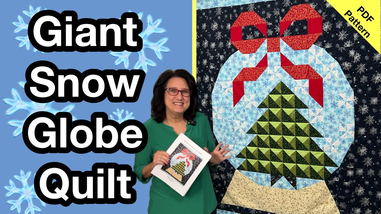 🔥FULLY PIECED ️ Snow Globe Quilt Pattern AMAZING ️ YouTube