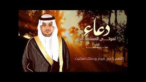 دعاء لموتى المسلمين القارئ : عمر الدريويز🤲🏻اللهم ارحم موتانا وموتى المسلمين